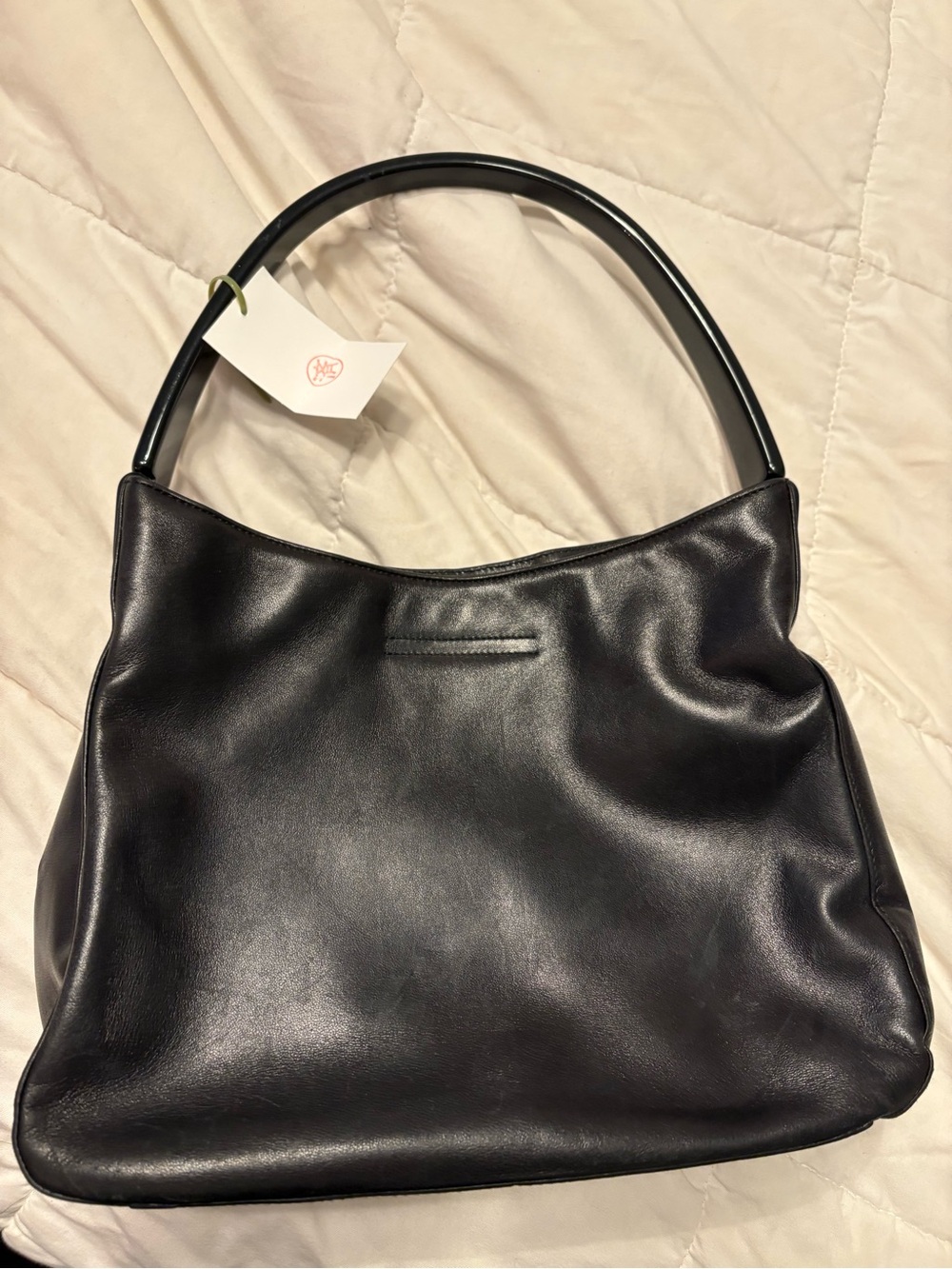 Prada Black Leather Shoulder Bag